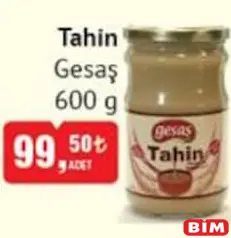 GESAŞ TAHİN 600 G fiyat ve kampanya bilgisi